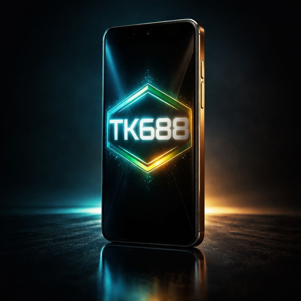 TK688 Android application displayed on a modern smartphone with vibrant interface