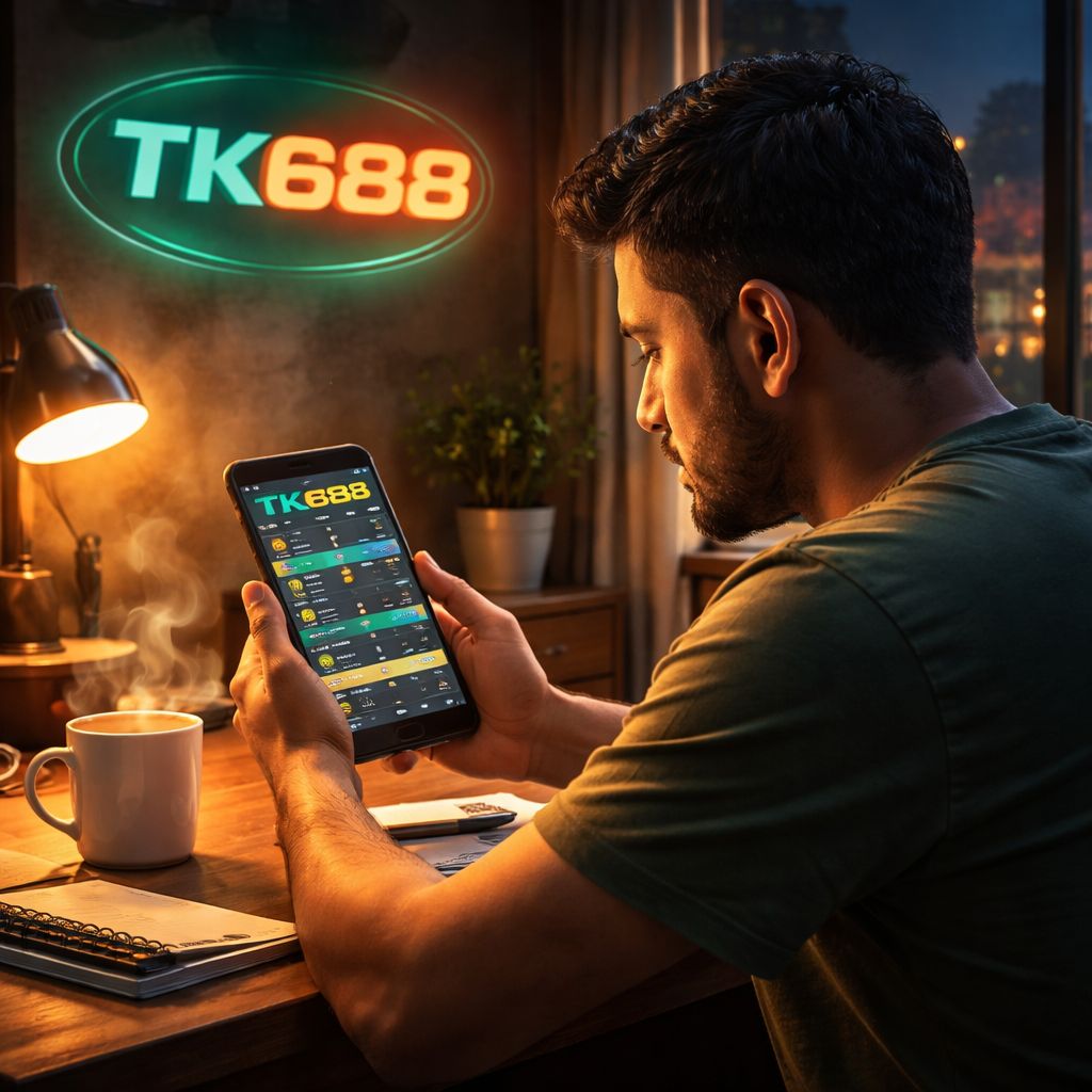 স্মার্টফোনে TK688 বাজি ক্রিকেট স্পোর্টসবুক যা লাইভ আইপিএল অডস দেখাচ্ছে