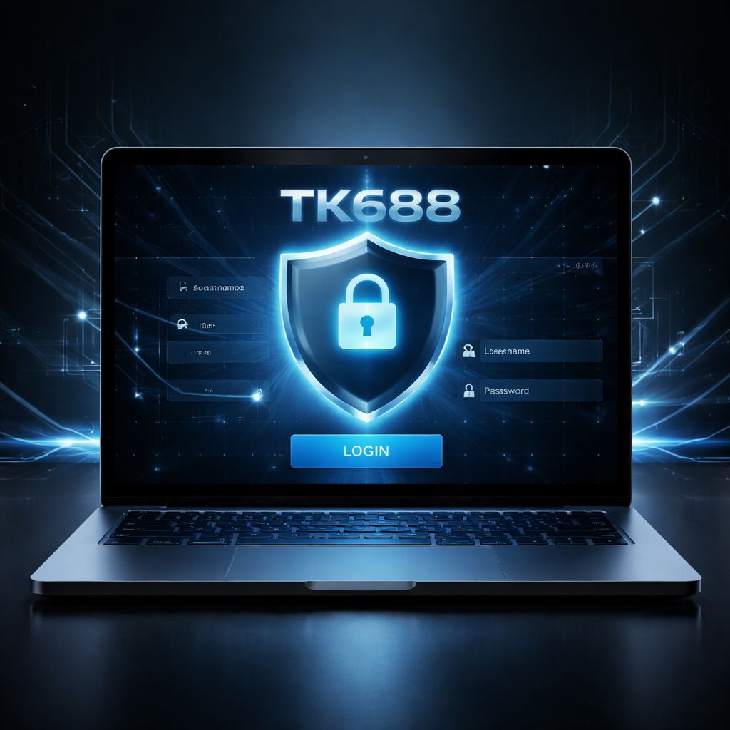 TK688 secure account sign-in screen illustration